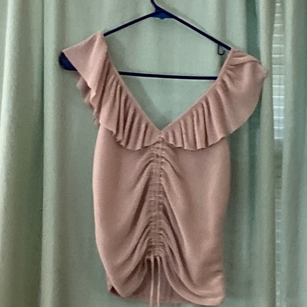 Express ruffle top